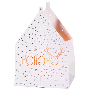 NORDIC.CHRISTMAS - Paperlight Christmas wishes card with envelope. Ho Ho Ho.