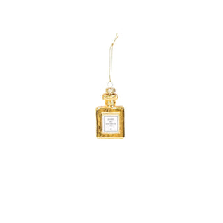 NORDIC.CHRISTMAS - Perfume bottle glass Christmas ornament - set of 2