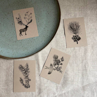 NORDIC.CHRISTMAS - Place card set/Wintertime