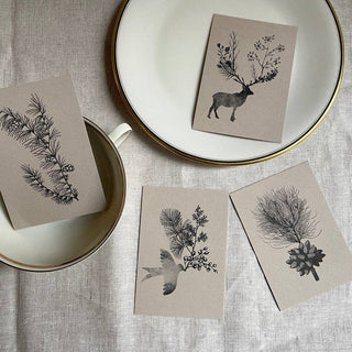 NORDIC.CHRISTMAS - Place card set/Wintertime