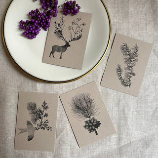 NORDIC.CHRISTMAS - Place card set/Wintertime