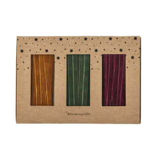 NORDIC.CHRISTMAS - Puglia ribbons, set of 3