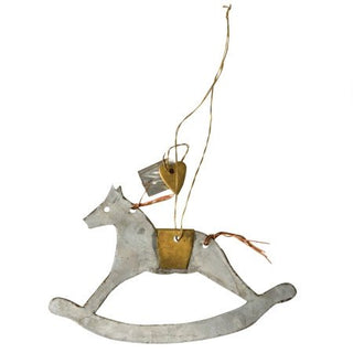 NORDIC.CHRISTMAS - Rocking horse ornament