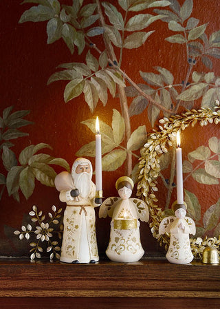 NORDIC.CHRISTMAS - Santa Marigold Vanilla Candle Holder