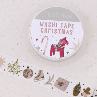 NORDIC.CHRISTMAS - Washi Tape Christmas - Masking Tape Sweden Jul