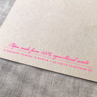 NORDIC.CHRISTMAS - Postcard/Champagne with flower/Eco - paper