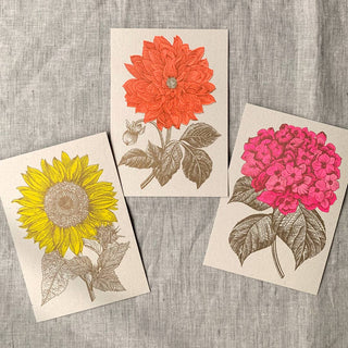 NORDIC.CHRISTMAS - Postcard/Hydrangea/Eco - paper