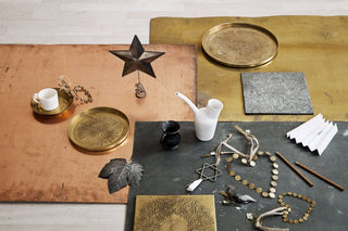 NORDIC.CHRISTMAS - Tree top star, antique brass