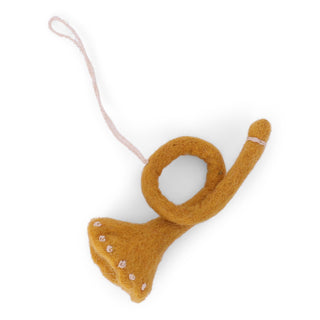NORDIC.CHRISTMAS - Trumpet felt ornament