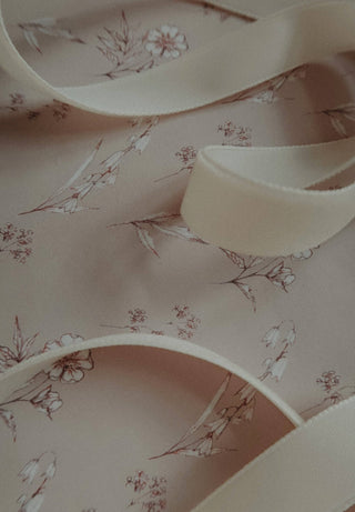 NORDIC.CHRISTMAS - Velvet ribbon - Pure white