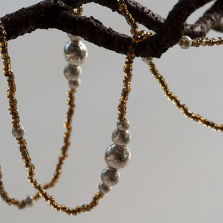 NORDIC.CHRISTMAS - Vintage glass bead Christmas garland