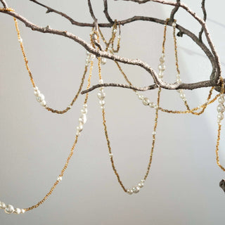 NORDIC.CHRISTMAS - Vintage glass bead Christmas garland