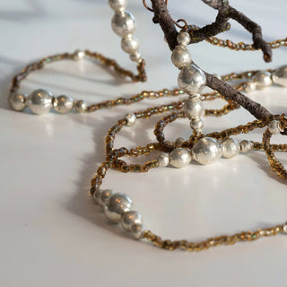 NORDIC.CHRISTMAS - Vintage glass bead Christmas garland