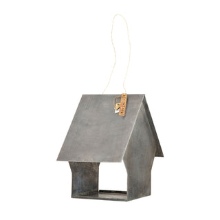 Walther&co zinc bird feeding house