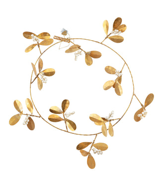 Walther&co Snowberry Brass Wreath