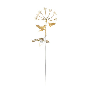 Walther&co white beads flower