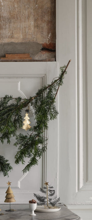 NORDIC.CHRISTMAS - Walther & co brass Christmas tree ornament