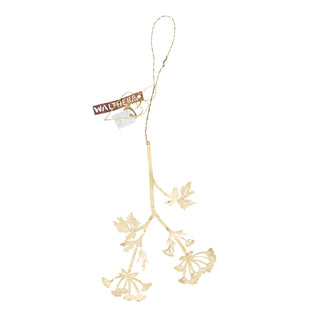 NORDIC.CHRISTMAS - Walther & co brass flower branch ornament