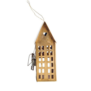 NORDIC.CHRISTMAS - Walther & co brass house decoration narrow