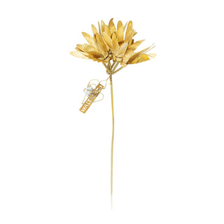 NORDIC.CHRISTMAS - Walther & co brass leaf flower ornament