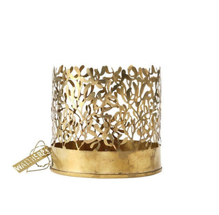 NORDIC.CHRISTMAS - Walther & co brass mistletoe hurricane