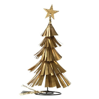 NORDIC.CHRISTMAS - Walther & co brass round fringed Christmas Tree
