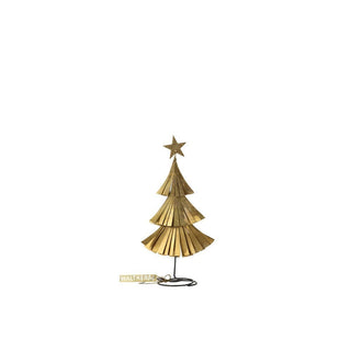 NORDIC.CHRISTMAS - Walther&co brass flat fringed Christmas Tree