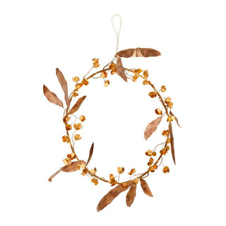 NORDIC.CHRISTMAS - Walther&co brass & silver flower wreath