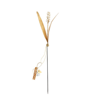 NORDIC.CHRISTMAS - Walther&co brass white beaded hyacinth flower