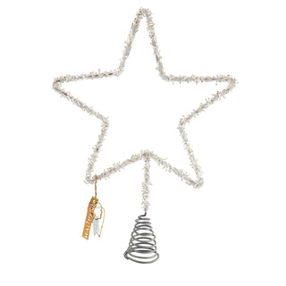 NORDIC.CHRISTMAS - Walther&co tree top star, silver beads