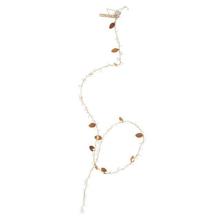NORDIC.CHRISTMAS - Walther & co white beads & brass garland