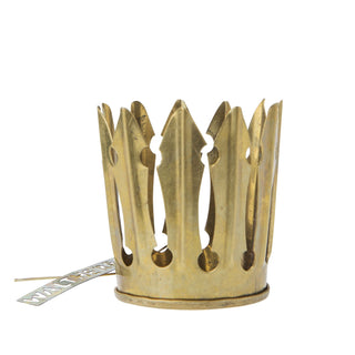 NORDIC.CHRISTMAS - Walther&co brass crown hurricane