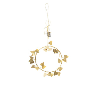 NORDIC.CHRISTMAS - Walther&co brass heart wreath ornament