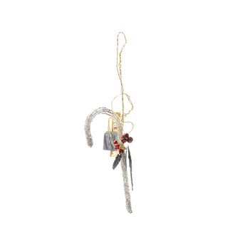 NORDIC.CHRISTMAS - Walther&co holy and bead candy cane ornament