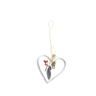 NORDIC.CHRISTMAS - Walther&co holy and bead heart ornament