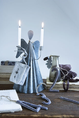 NORDIC.CHRISTMAS - Walther&co large zinc angel