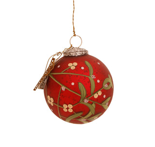 NORDIC.CHRISTMAS - Walther&co small red mistletoe bauble