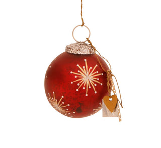NORDIC.CHRISTMAS - Walther&co small red star bauble