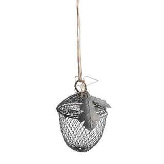 NORDIC.CHRISTMAS - Walther&co zinc acorn birdfeeder