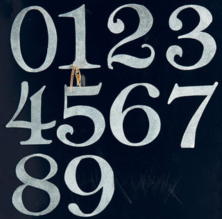 NORDIC.CHRISTMAS - Walther&co zinc numbers 1 - 10 magnets