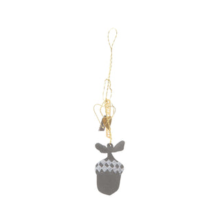 NORDIC.CHRISTMAS - Walther&co zinc acorn with silver glitter