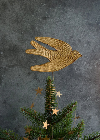 Brass Swallow Tree Top