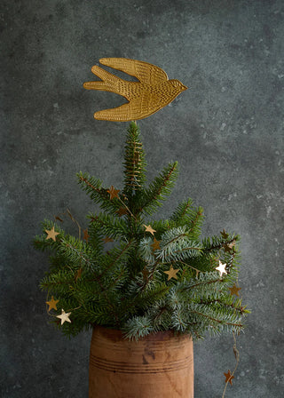 Brass Swallow Tree Top