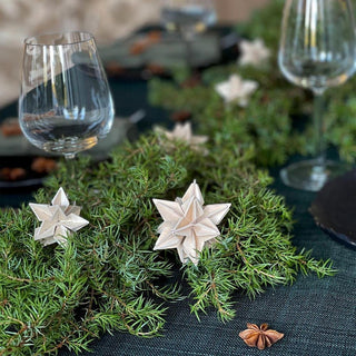 NORDIC.CHRISTMAS - Wooden star ornament