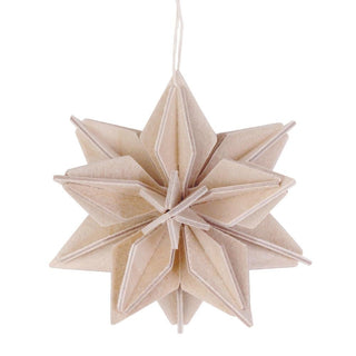 NORDIC.CHRISTMAS - Wooden star ornament