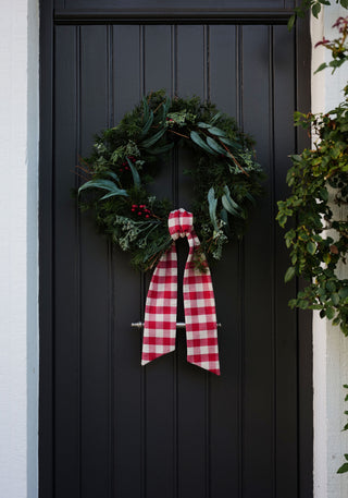 Checkered Wreath Sash