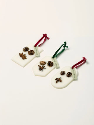 NORDIC.CHRISTMAS - Xmas Christmas soy wax bar freshener, set of 3 large