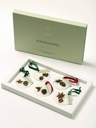 NORDIC.CHRISTMAS - Xmas Christmas soy wax bar freshener, set of 5