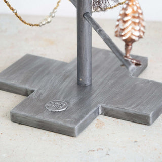NORDIC.CHRISTMAS - Zinc Christmas tree with antique patina